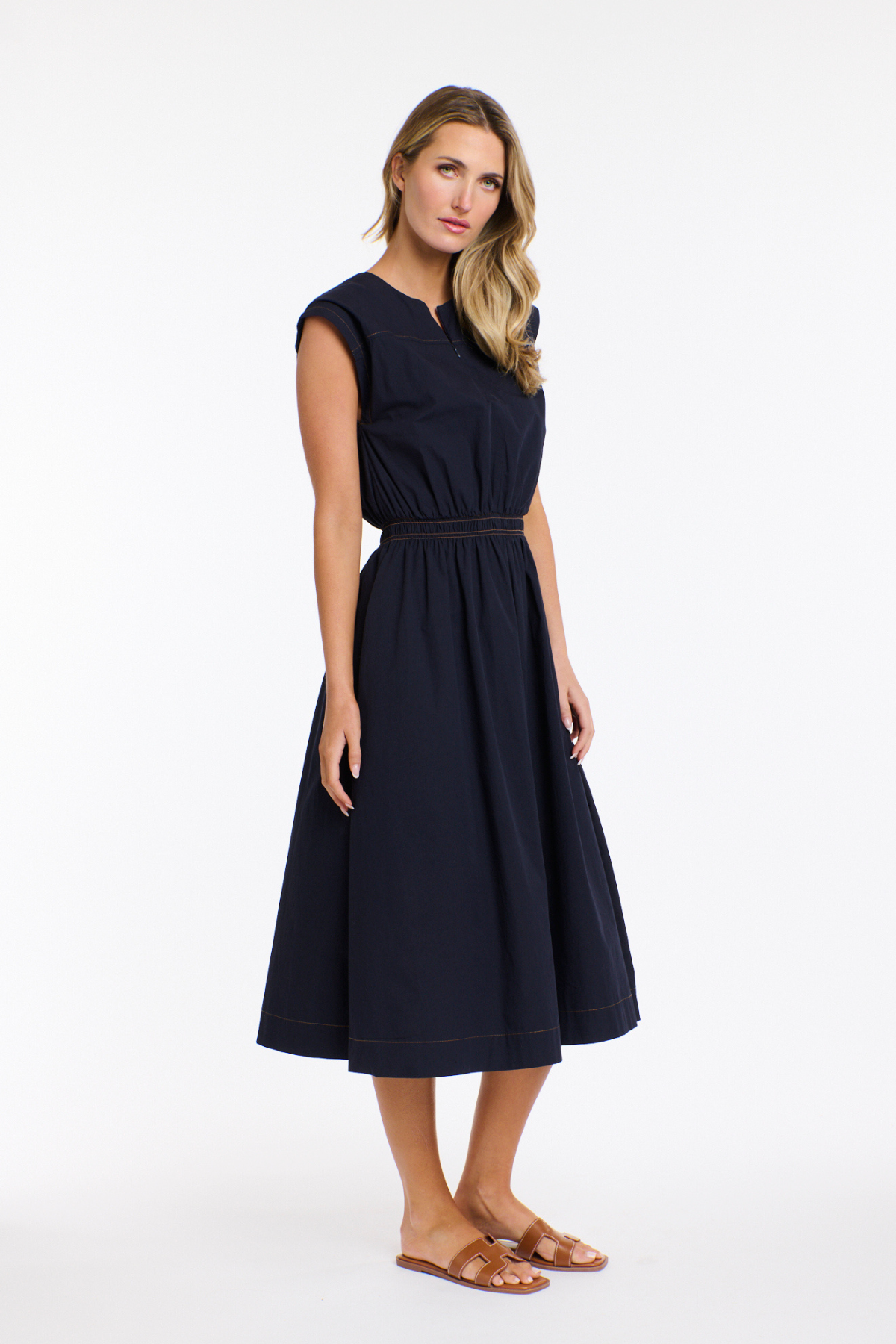 Cooper Contrast Stitch Dress