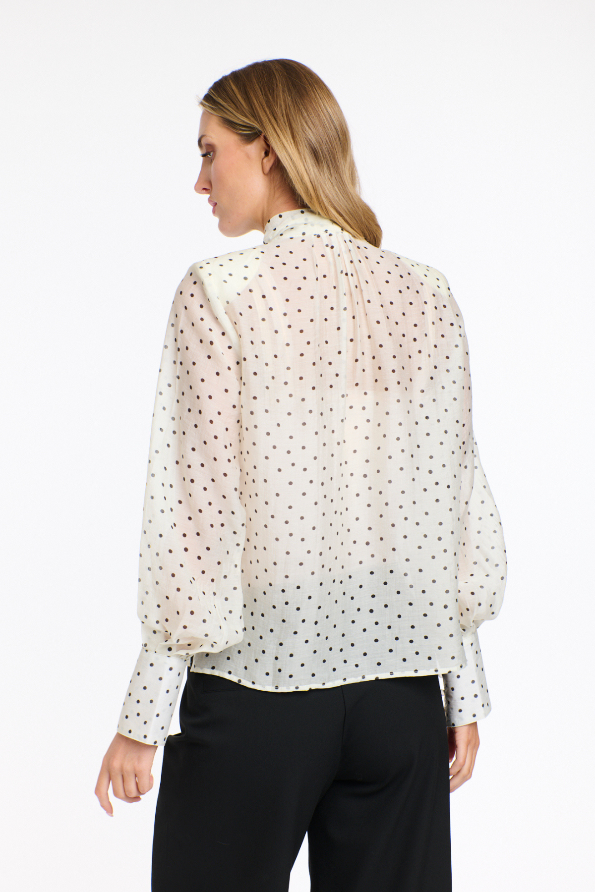 Milla Pussy Bow Blouse Cream