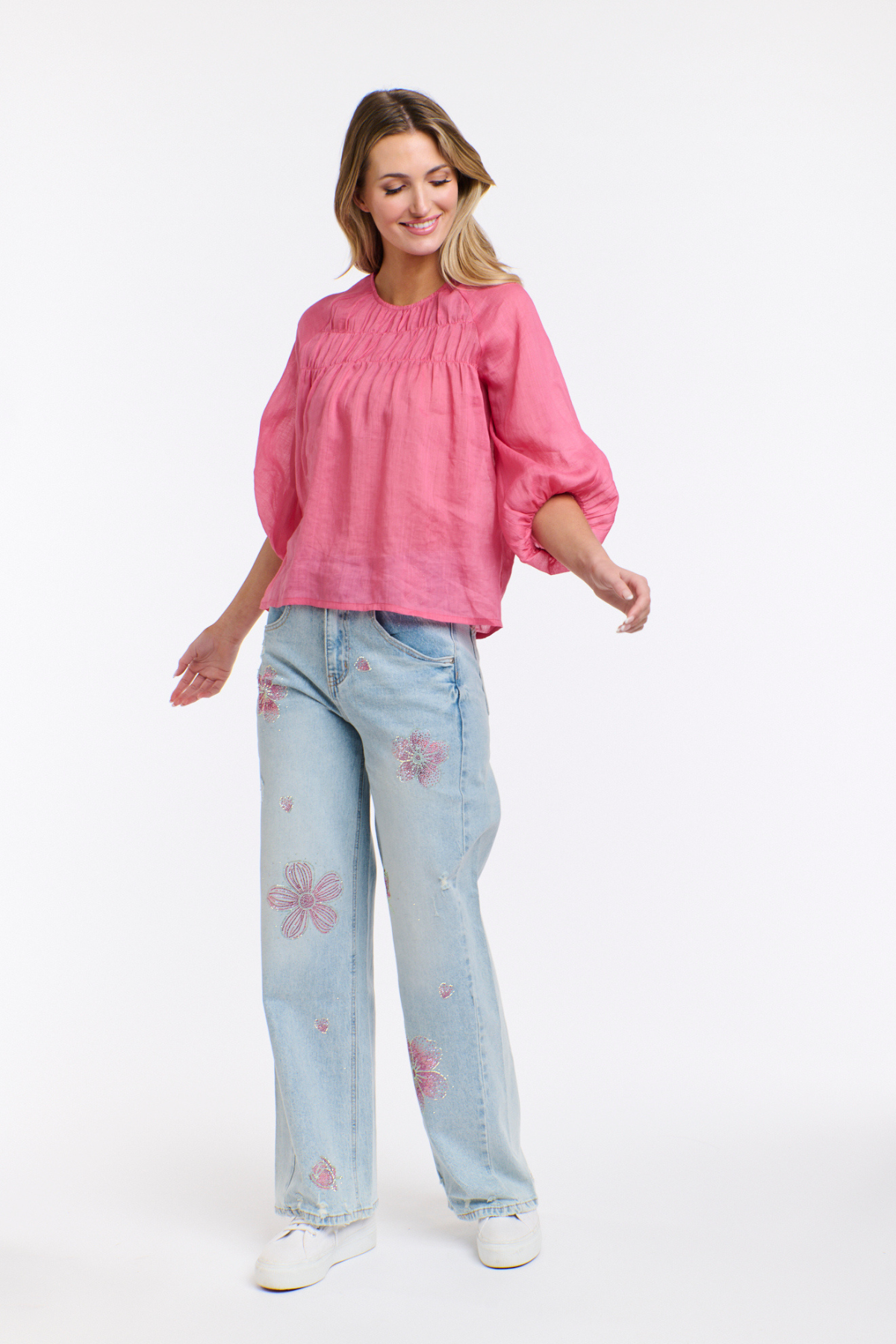 Pink Sparkle Jean