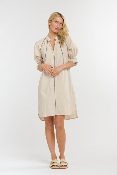 Bennett Dress Almond