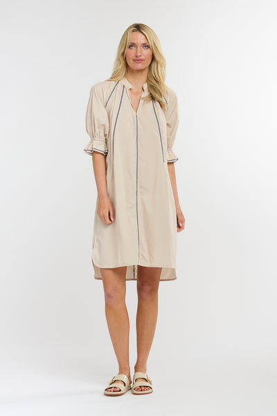 Bennett Dress Almond