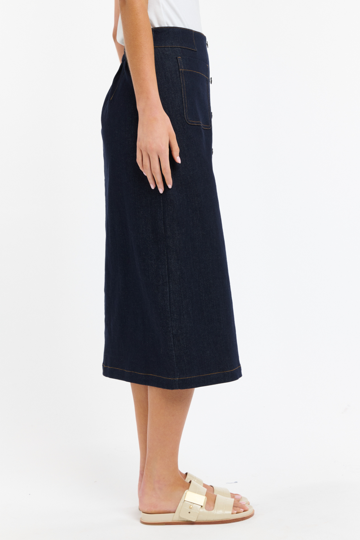 Carrie Denim Skirt Indigo