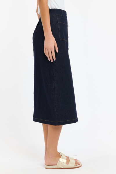 Carrie Denim Skirt Indigo