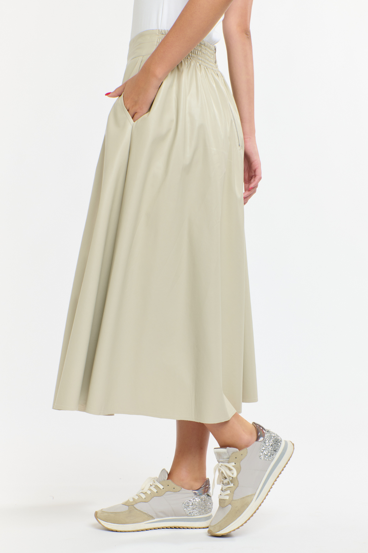 Dakota Skirt Parchment