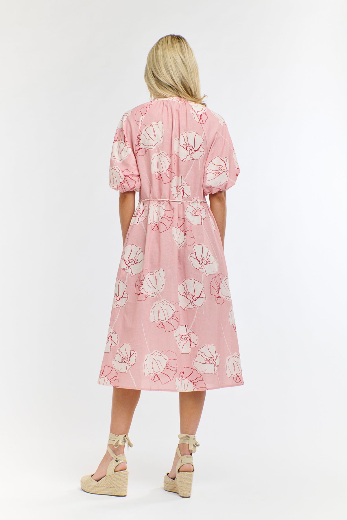 Juliet Dress Poppy Print