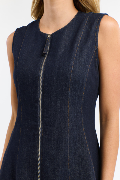 Olsen Denim Zip Dress