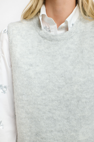 Penelope Sequins Shirt White