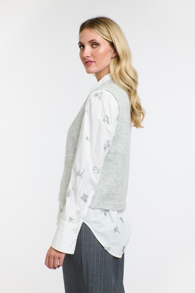 Penelope Sequins Shirt White