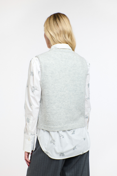 Penelope Sequins Shirt White