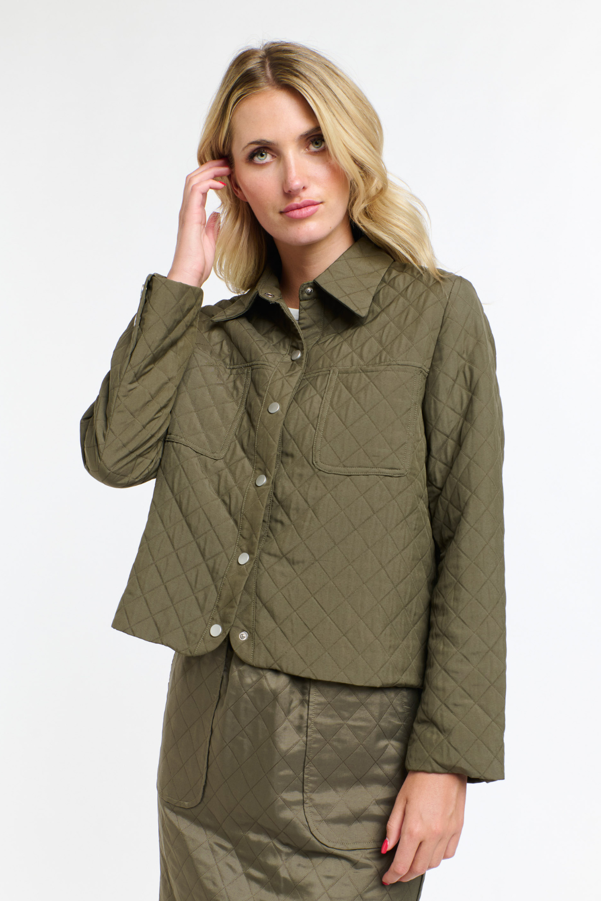 Quilted Jacket Khaki