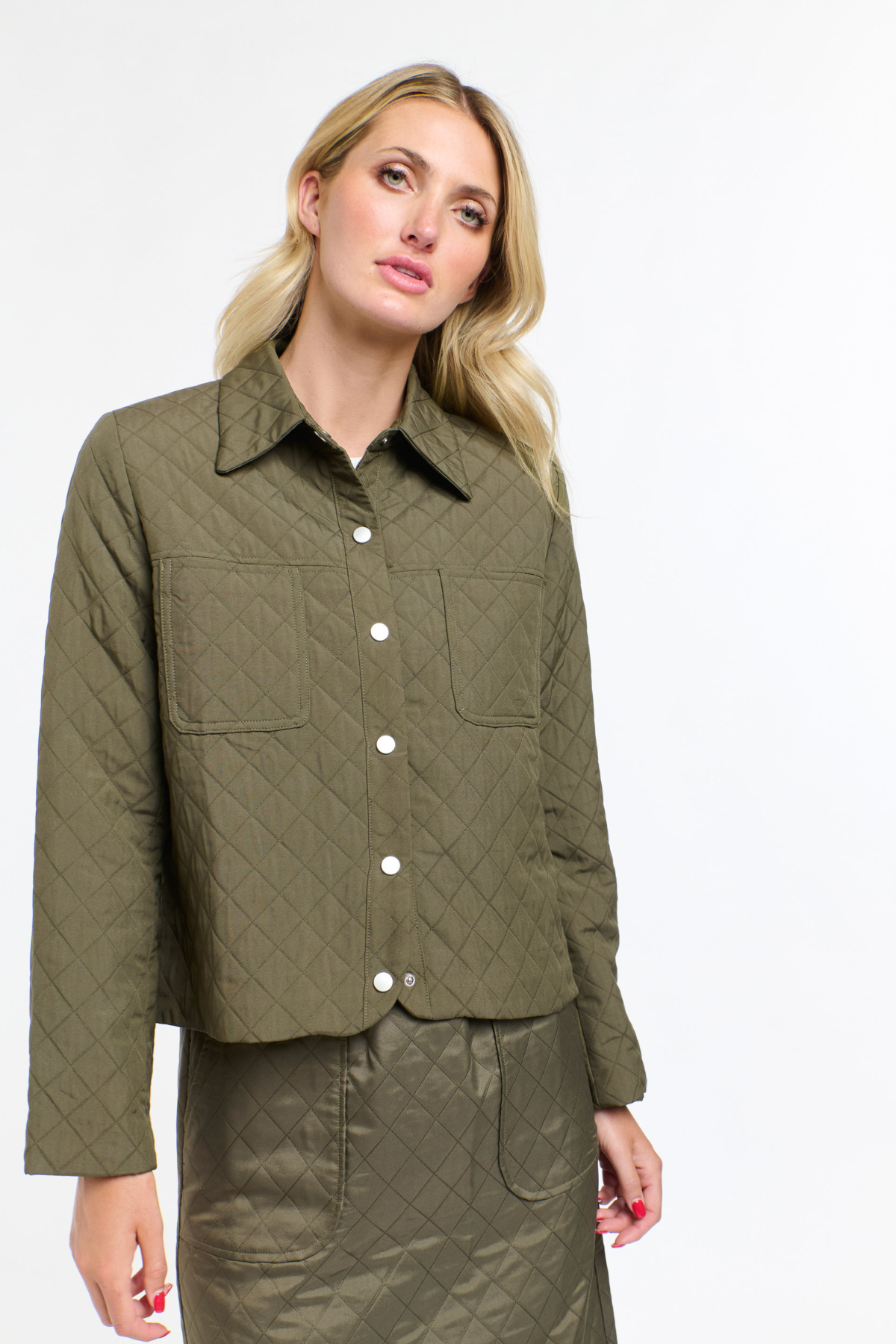 Quilted Jacket Khaki