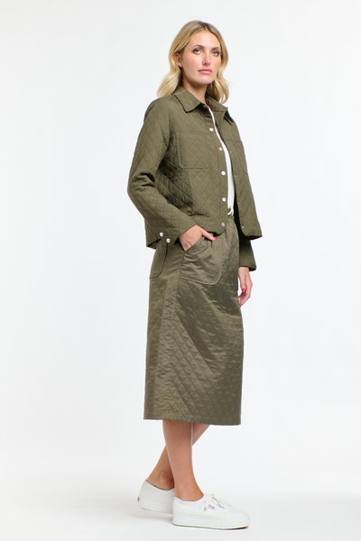 Quilted Jacket Khaki