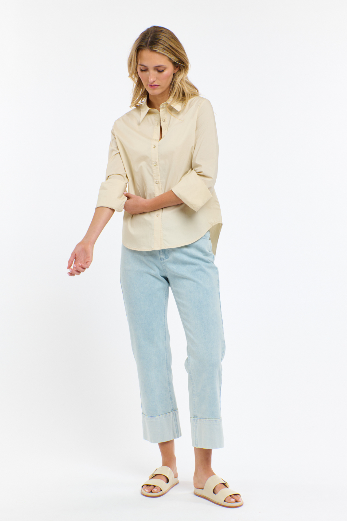 Romy Stitch Jeans Light Wash