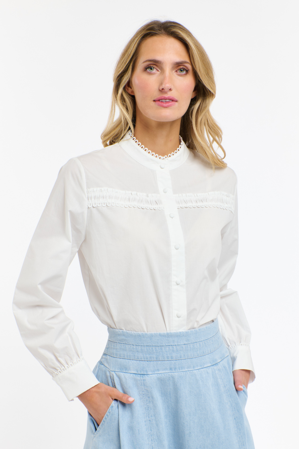 The Poet's Shirt White