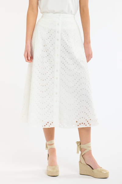 Wildest Dreams Skirt White
