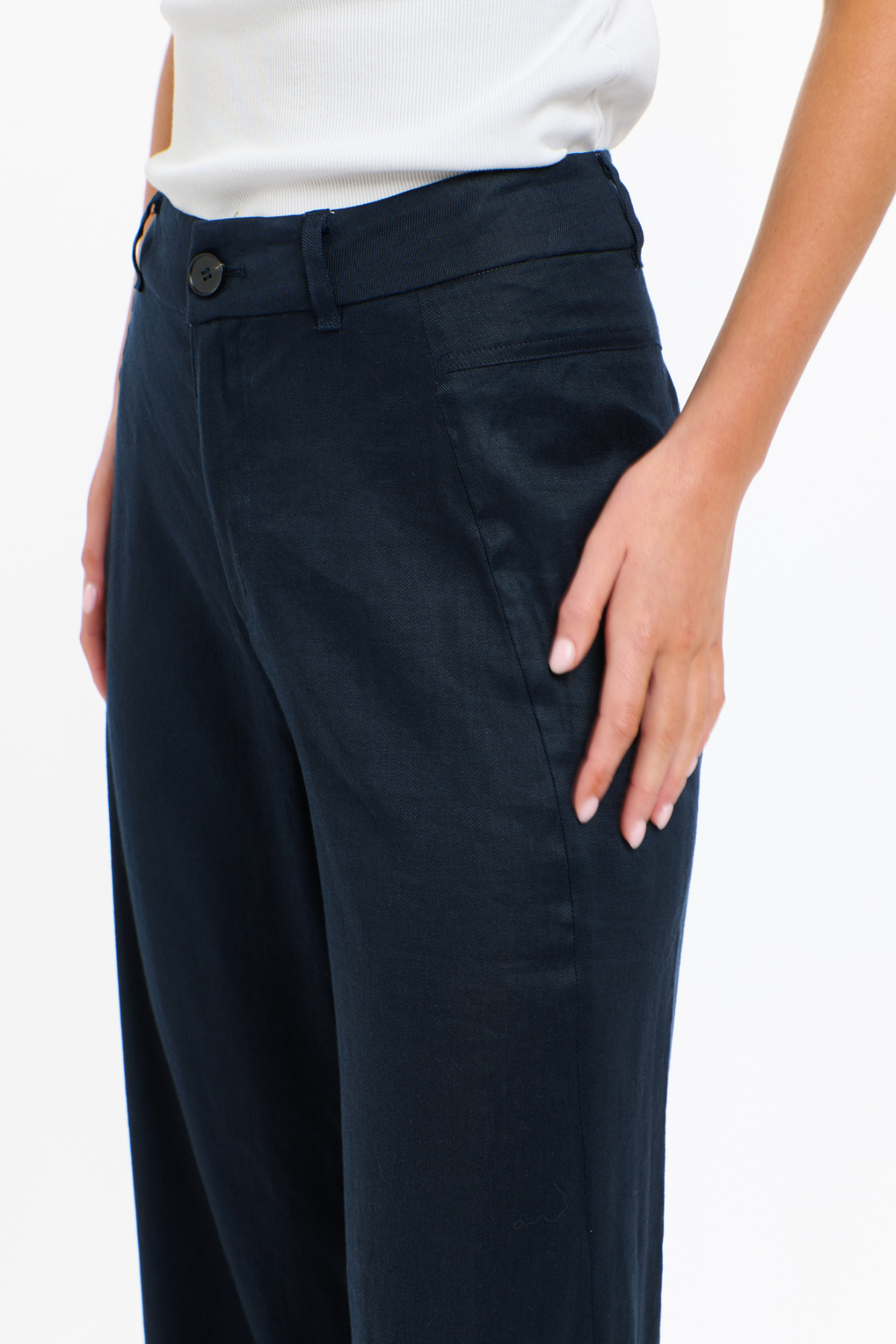 Maison Pants Midnight Blue