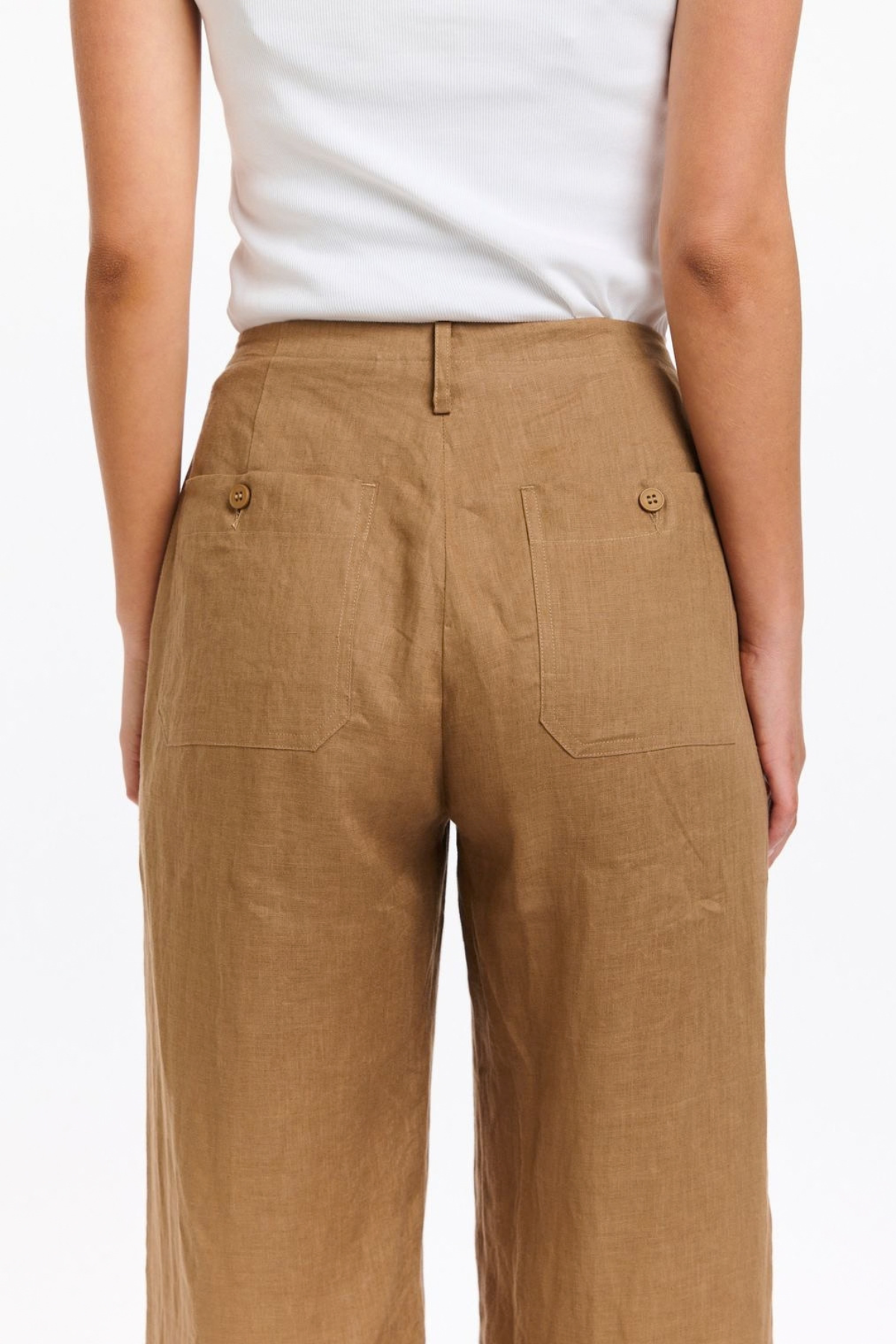 Perry Linen Drawcord Pant