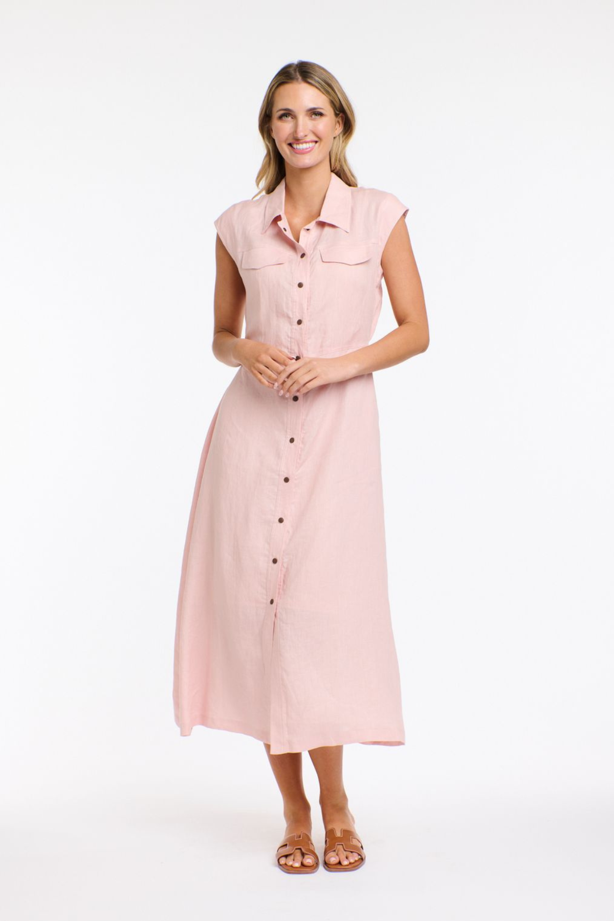 Sloane Sleeveless Dress Pink
