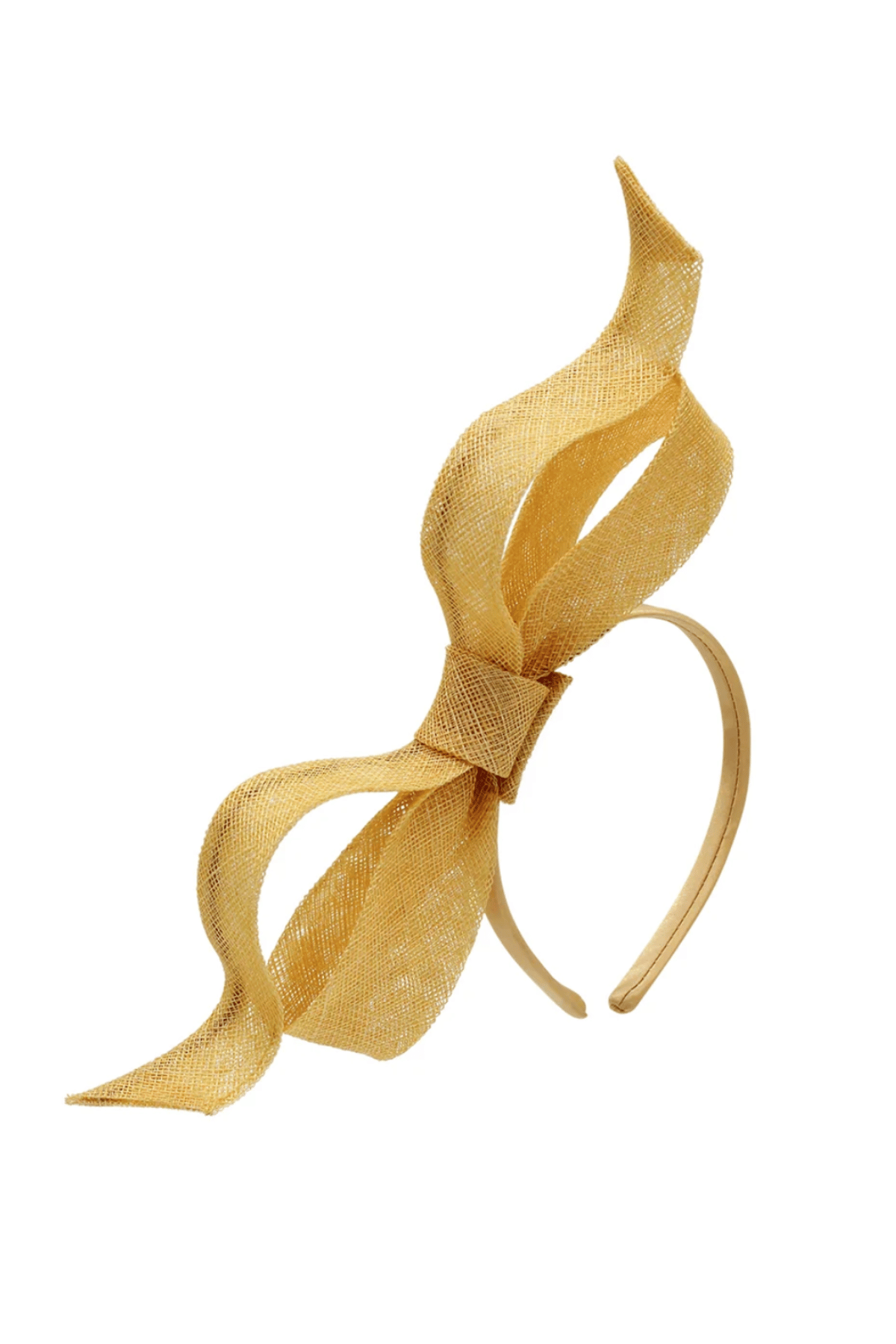 Sutton Fascinator in Butter Yellow