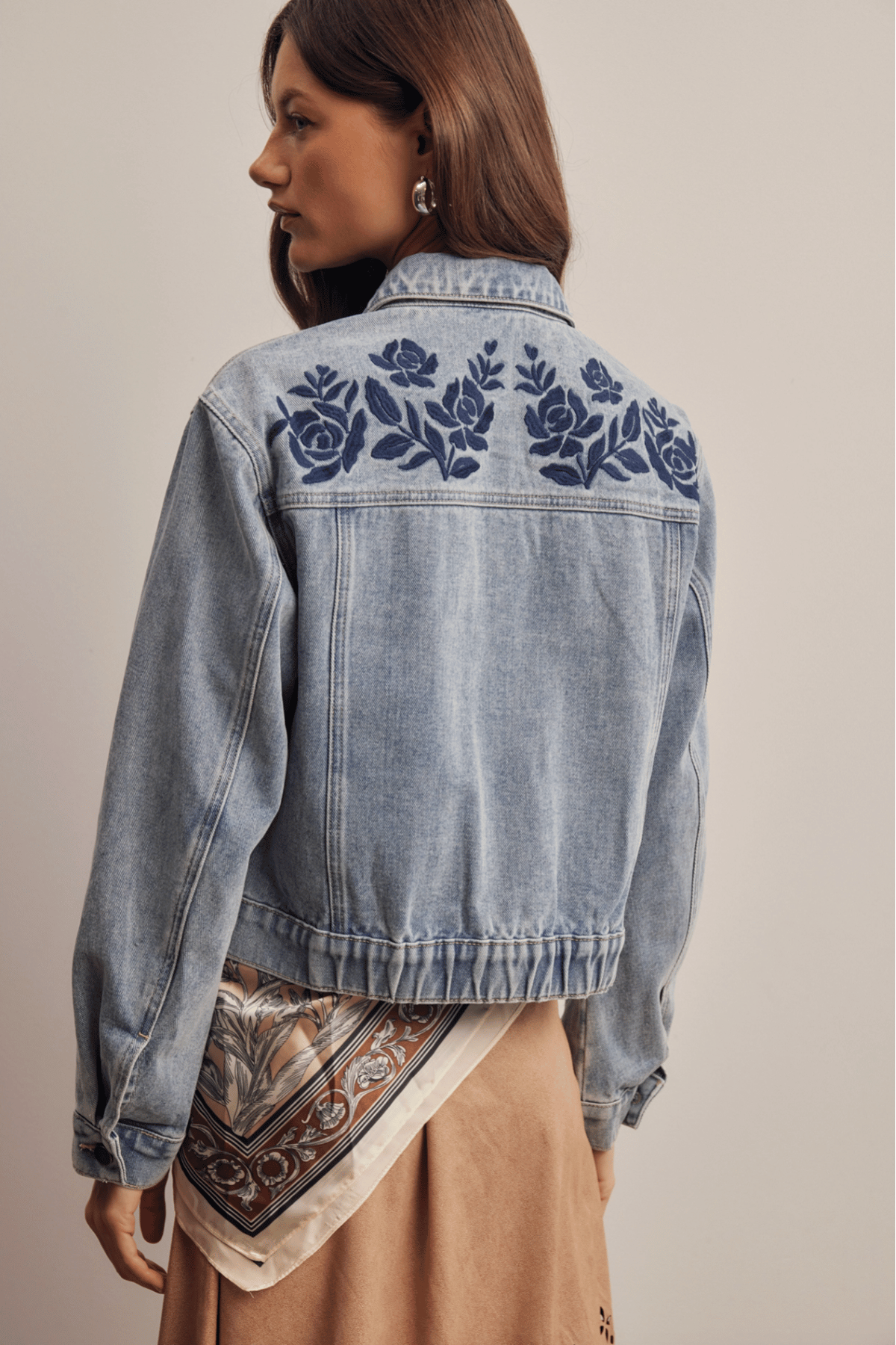 Delilah Floral Denim Jacket