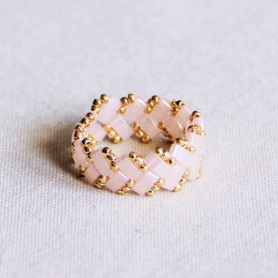 Tilabead Ring Pink Gold