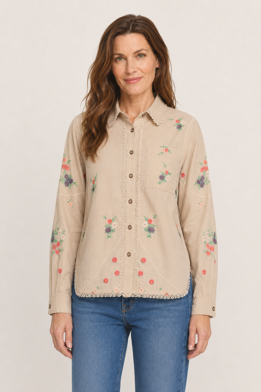 Wildflower Snap Blouse