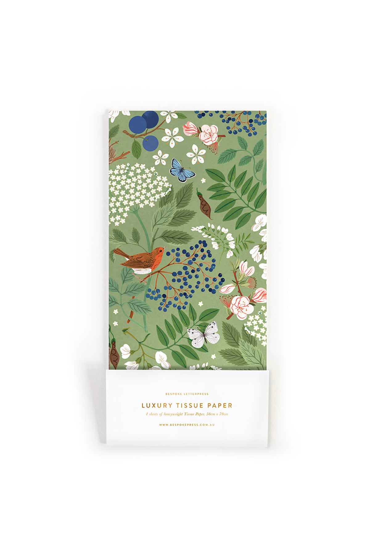 4pk Tissue Paper - Flowering Trees