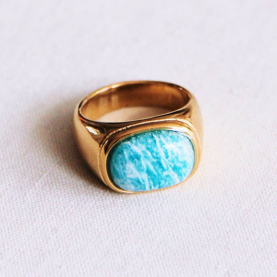 Solid Ring Stone Mint