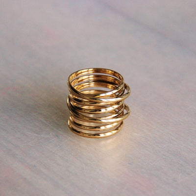 Multi Layer Gold Ring