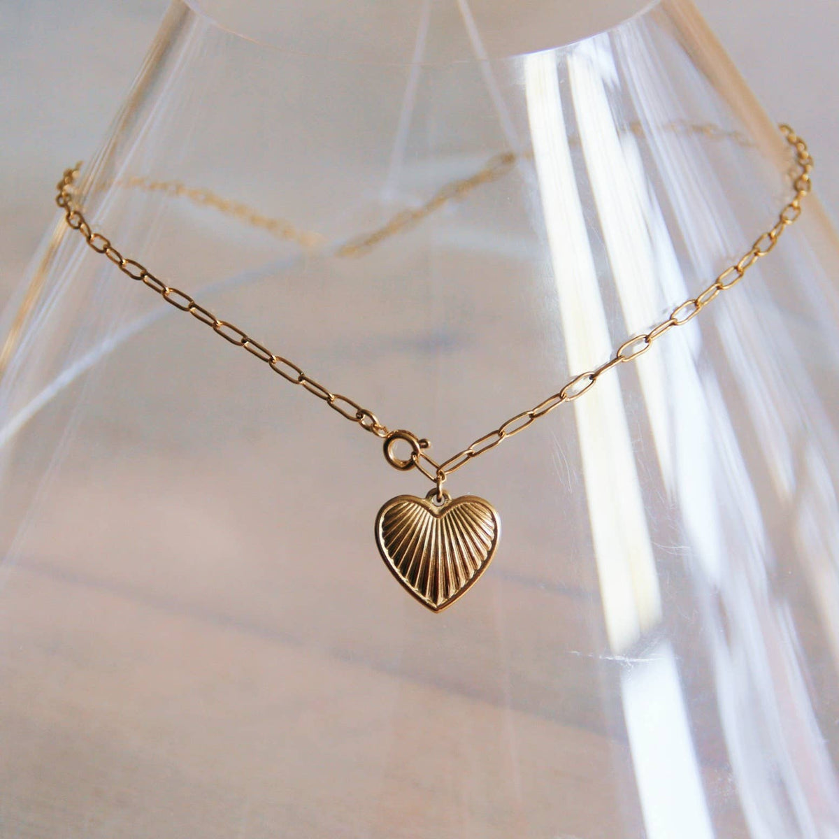 D-chain Heart Necklace