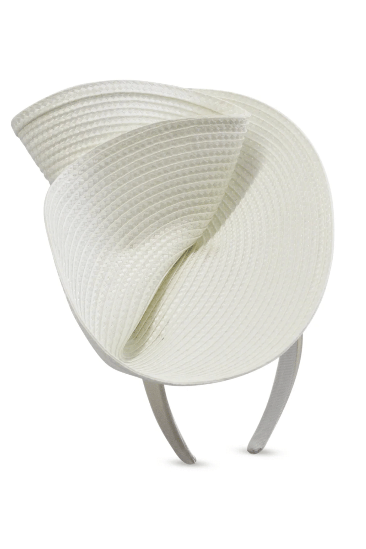 Alexia Fascinator in White