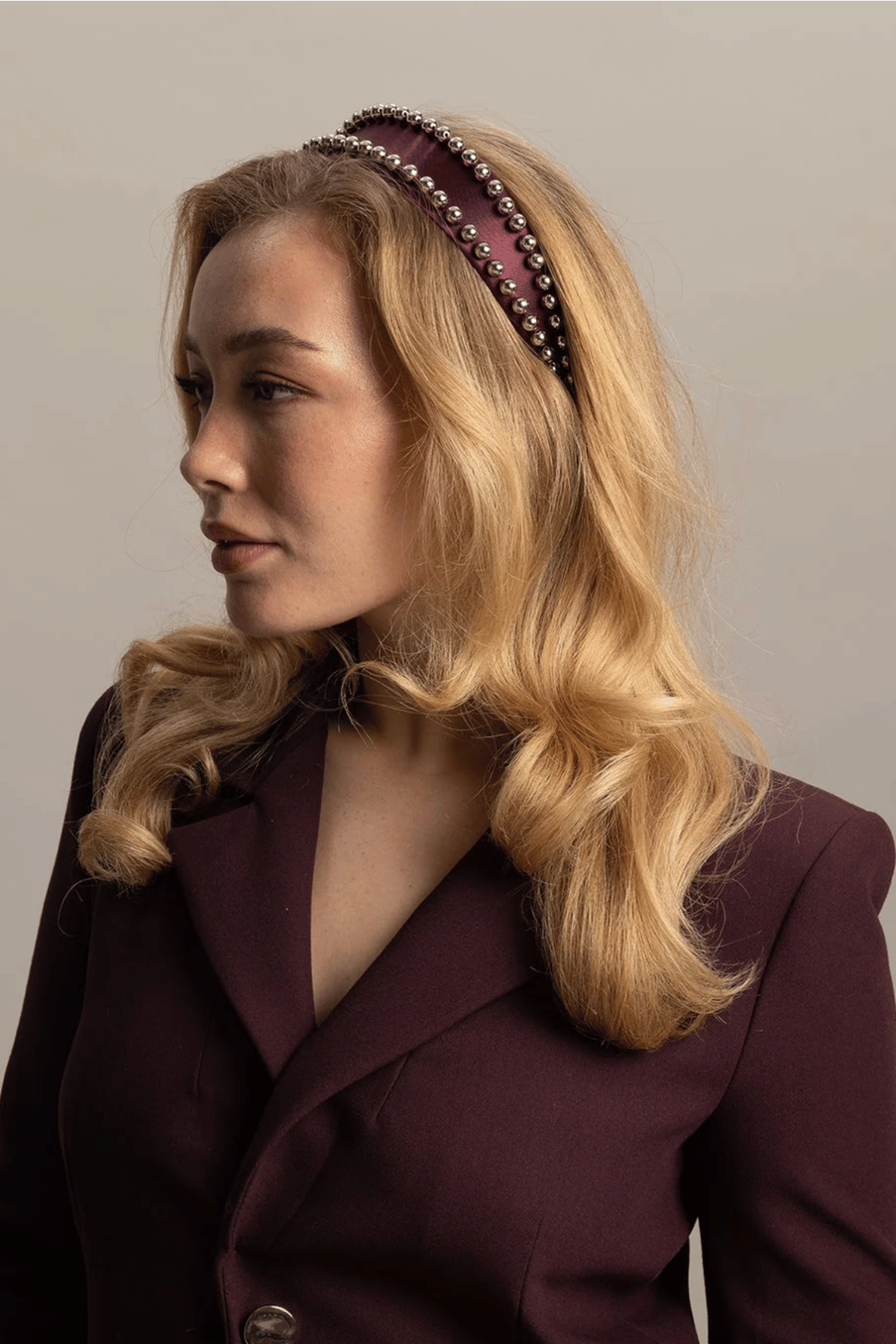 Raleigh Headband in Purple