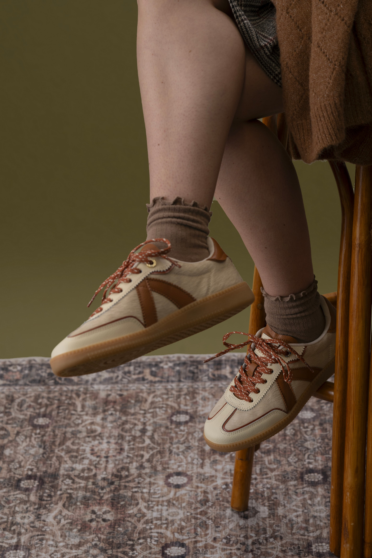 Elite Classic Sneaker Tan Cognac