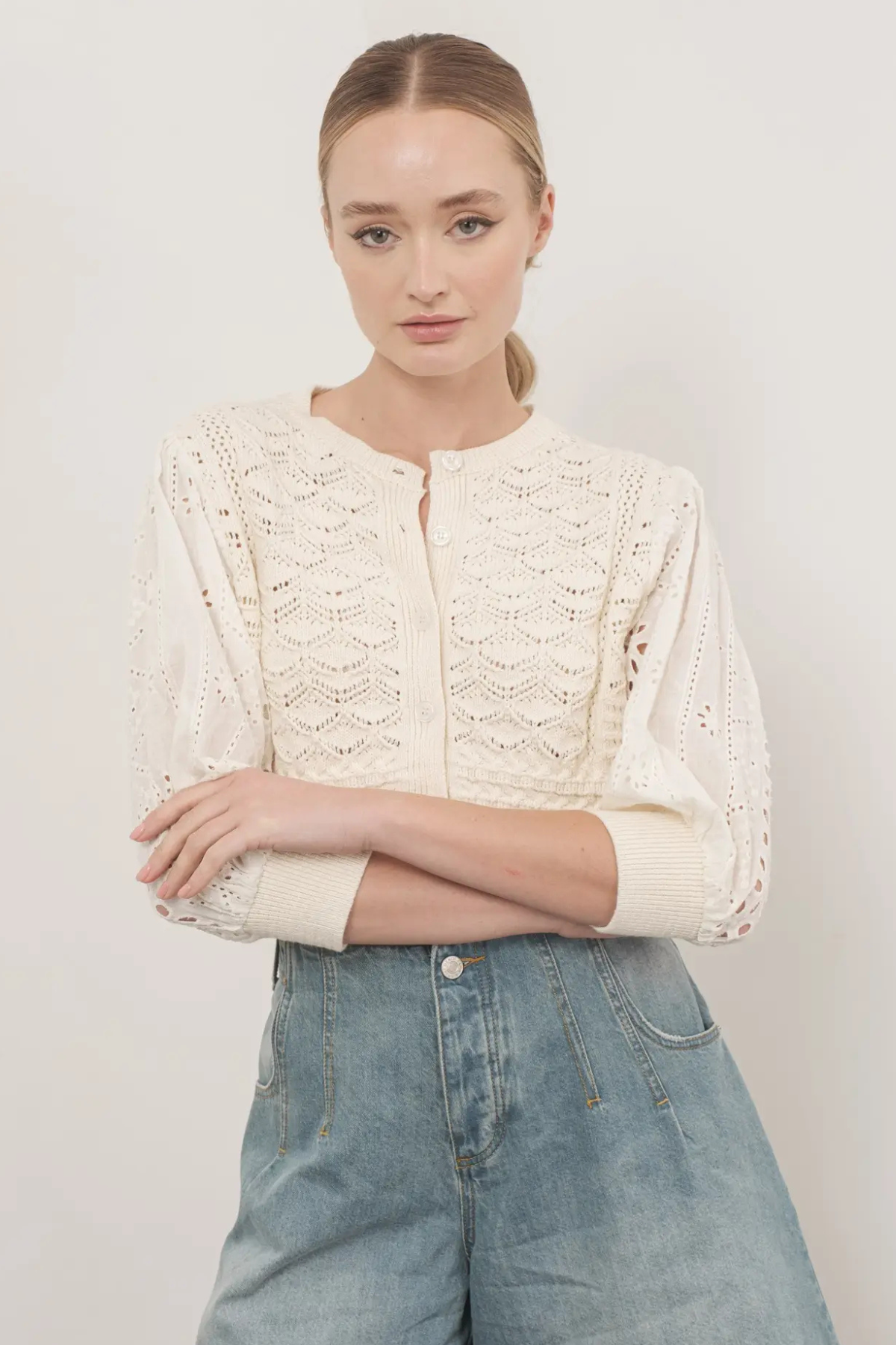Hendry Embroidered Cardigan