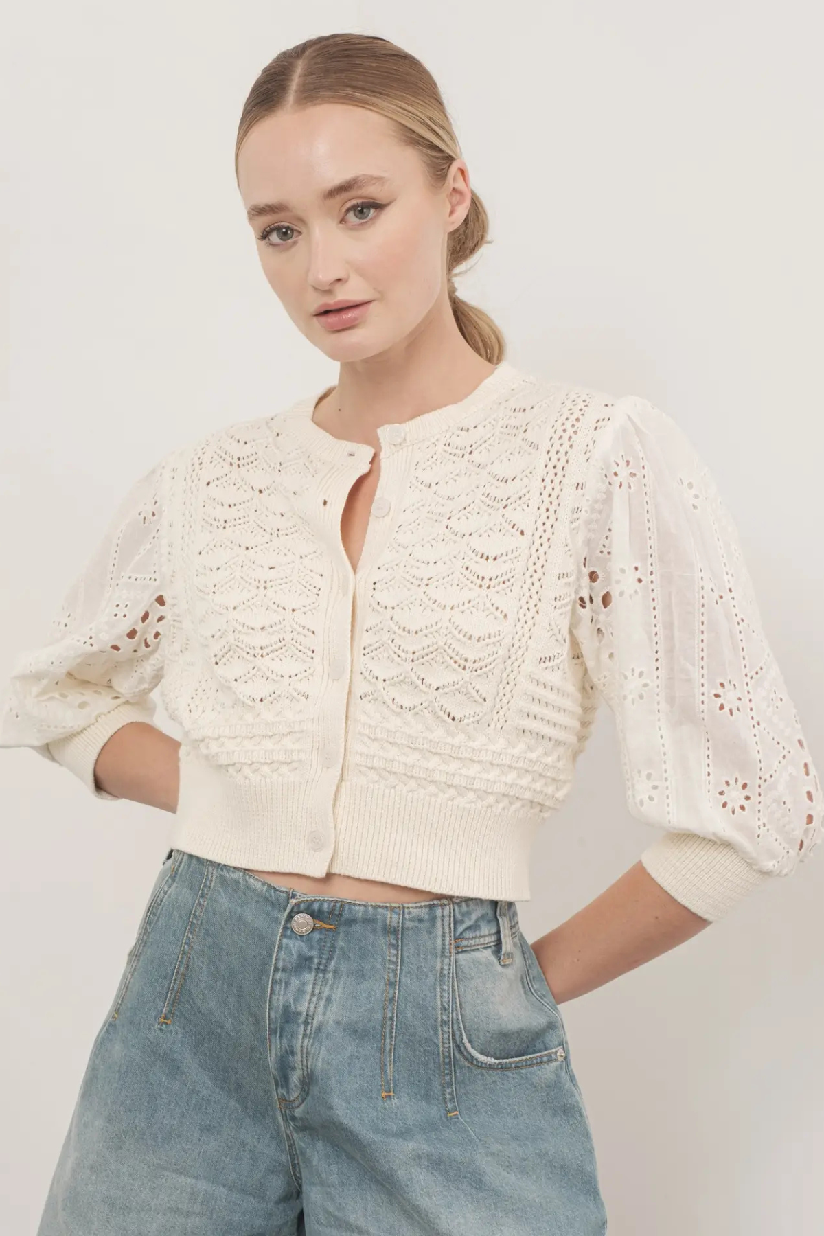 Hendry Embroidered Cardigan
