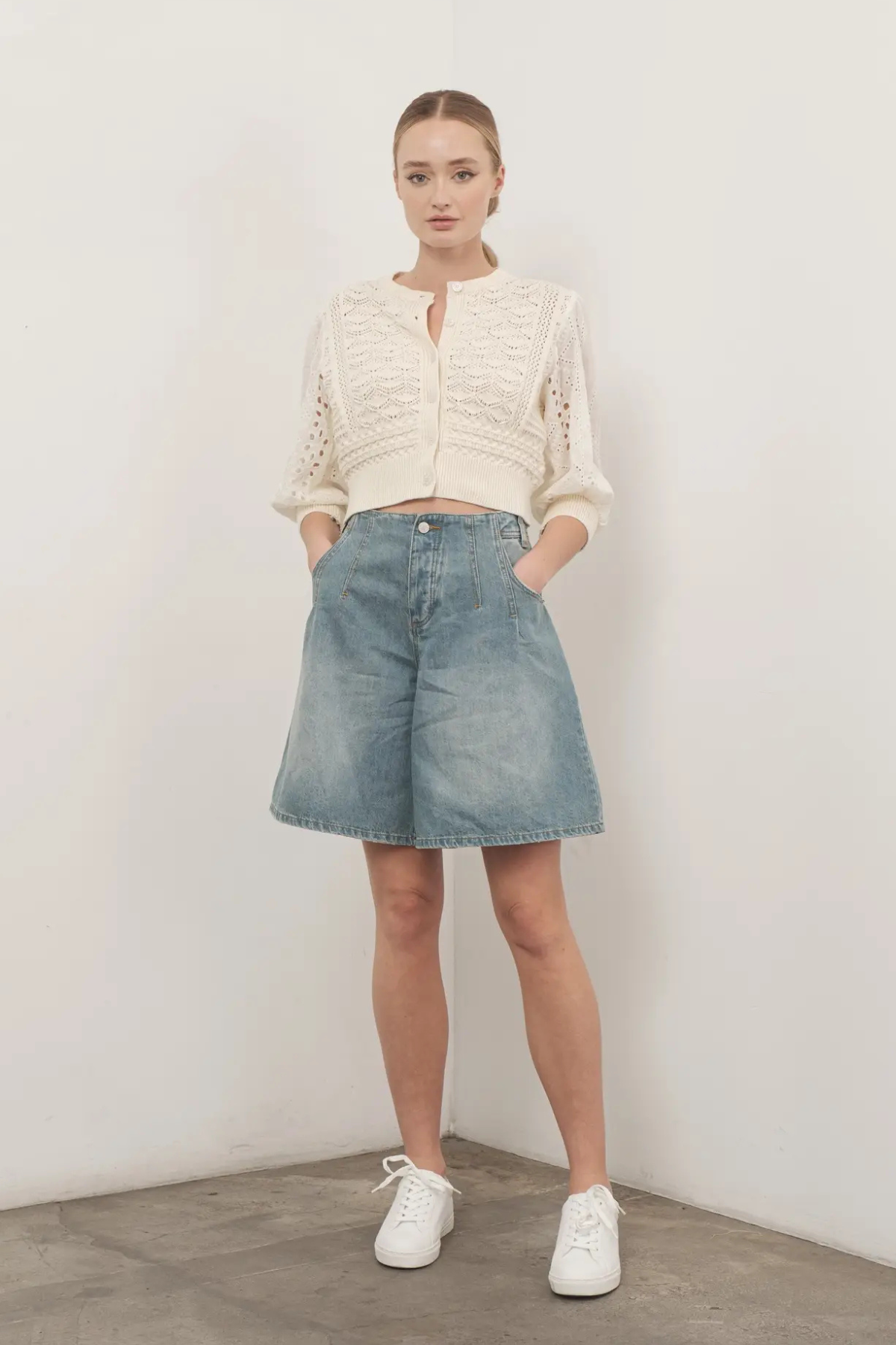 Hendry Embroidered Cardigan