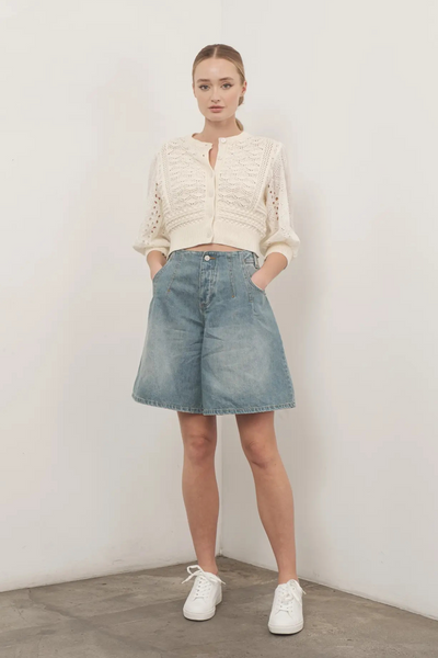 Hendry Embroidered Cardigan