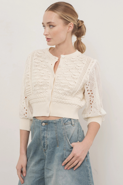Hendry Embroidered Cardigan