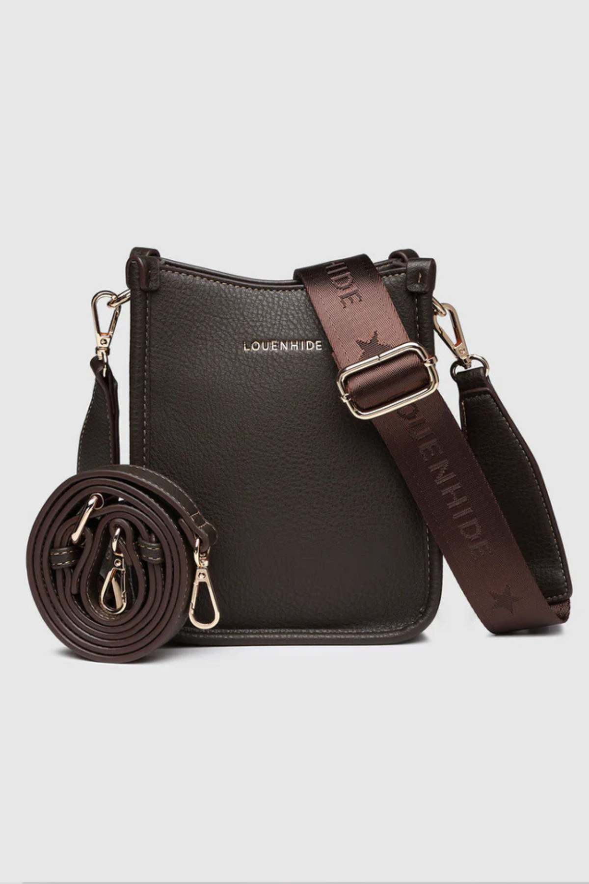 Parker Phone Crossbody Bag Chocolate