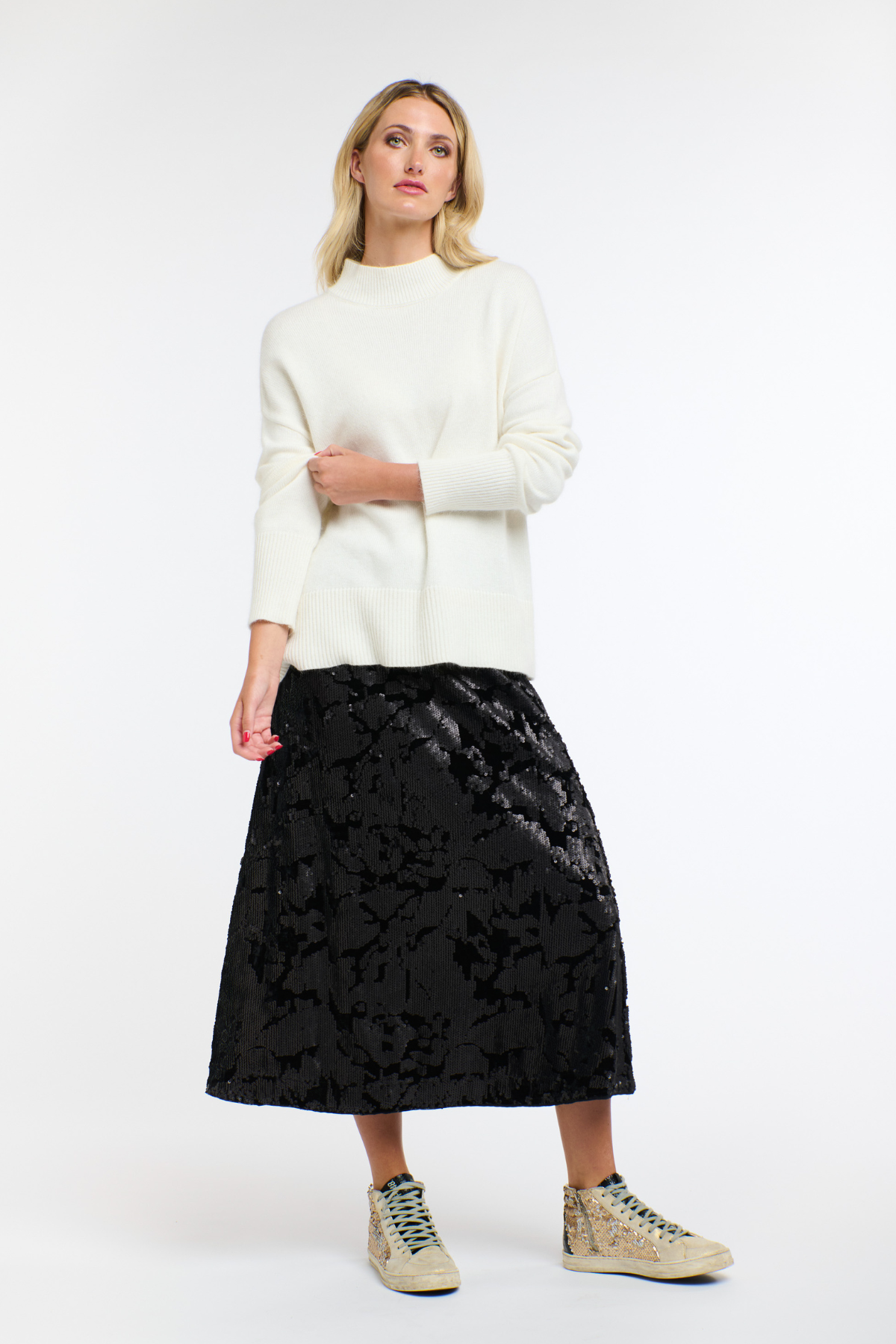 Isla Angora Knit Snow