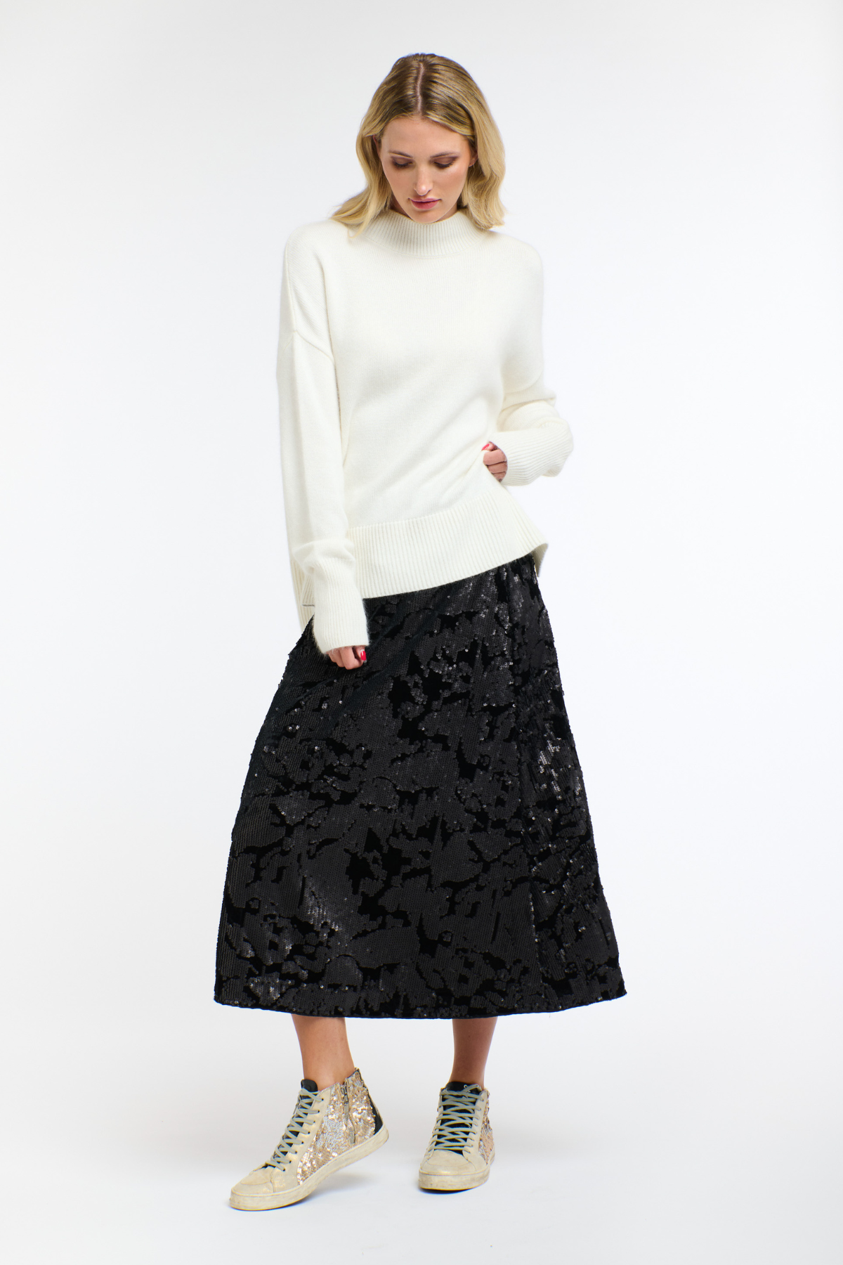 Isla Angora Knit Snow