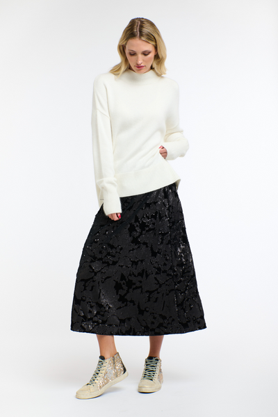 Isla Angora Knit Snow