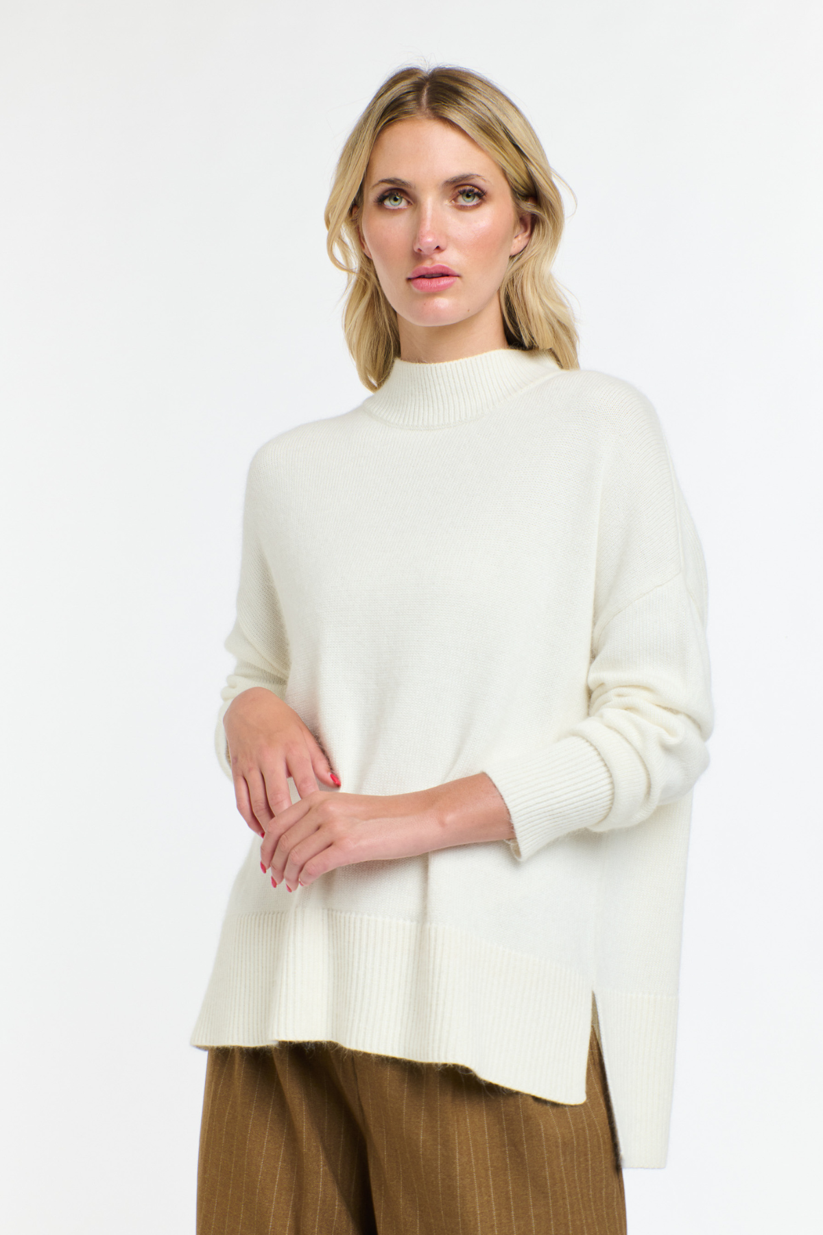 Isla Angora Knit Snow
