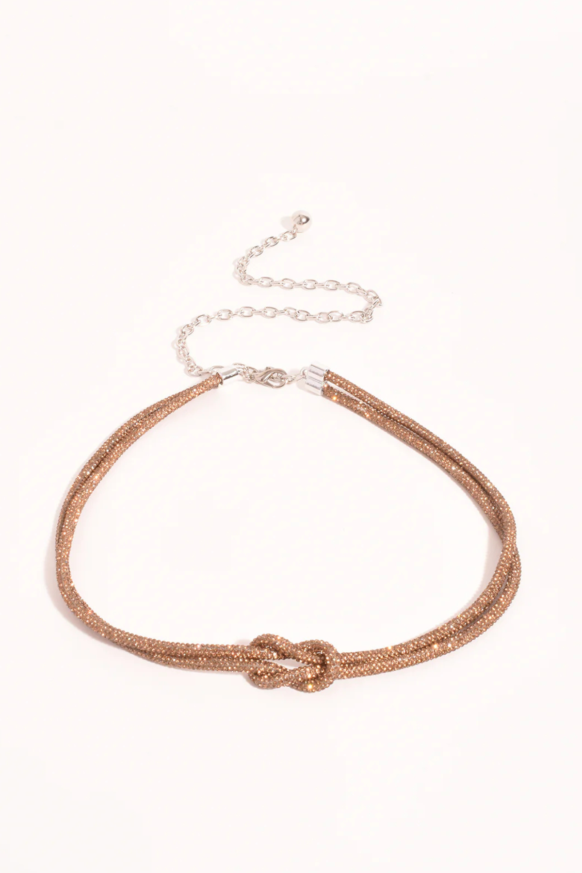 Diamante Knot Rope Belt