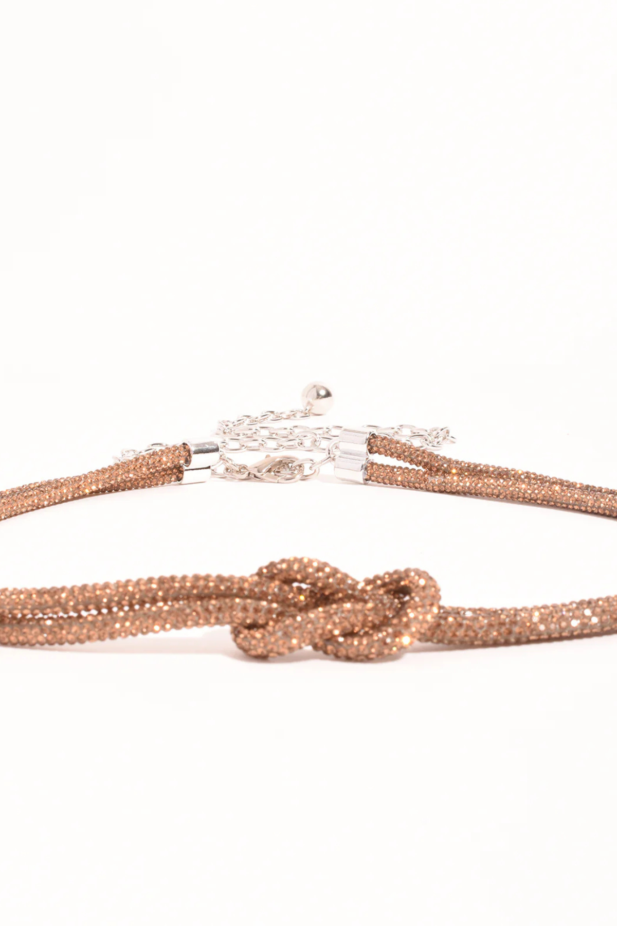 Diamante Knot Rope Belt