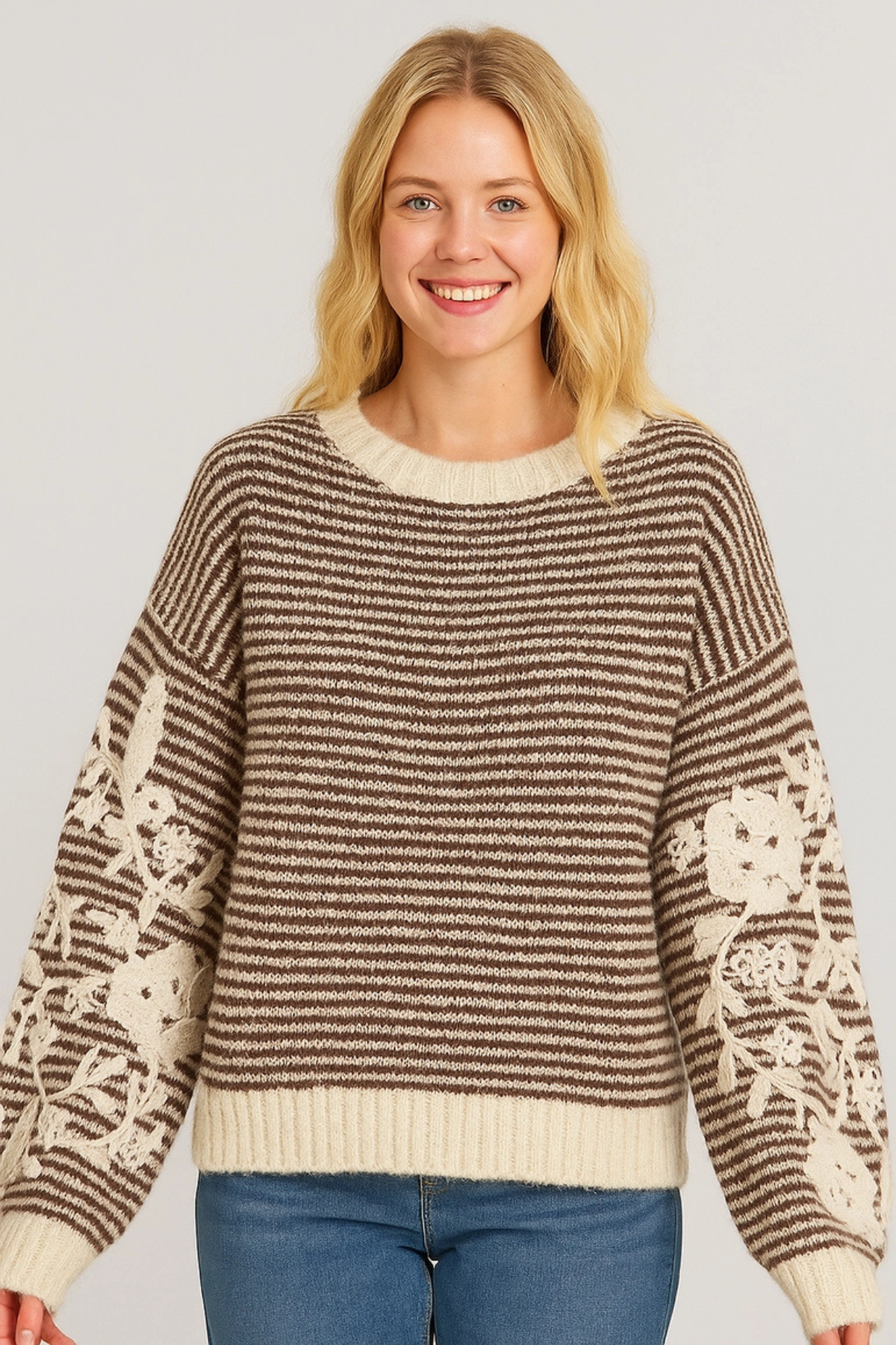 Audrey Floral Knit