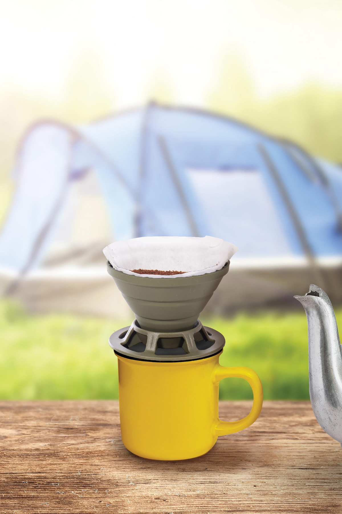 Collapsible Coffee Dripper Khaki