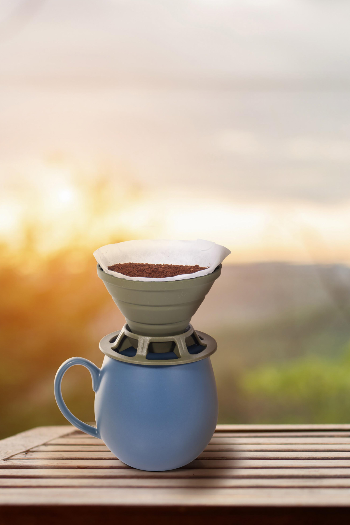 Collapsible Coffee Dripper Khaki