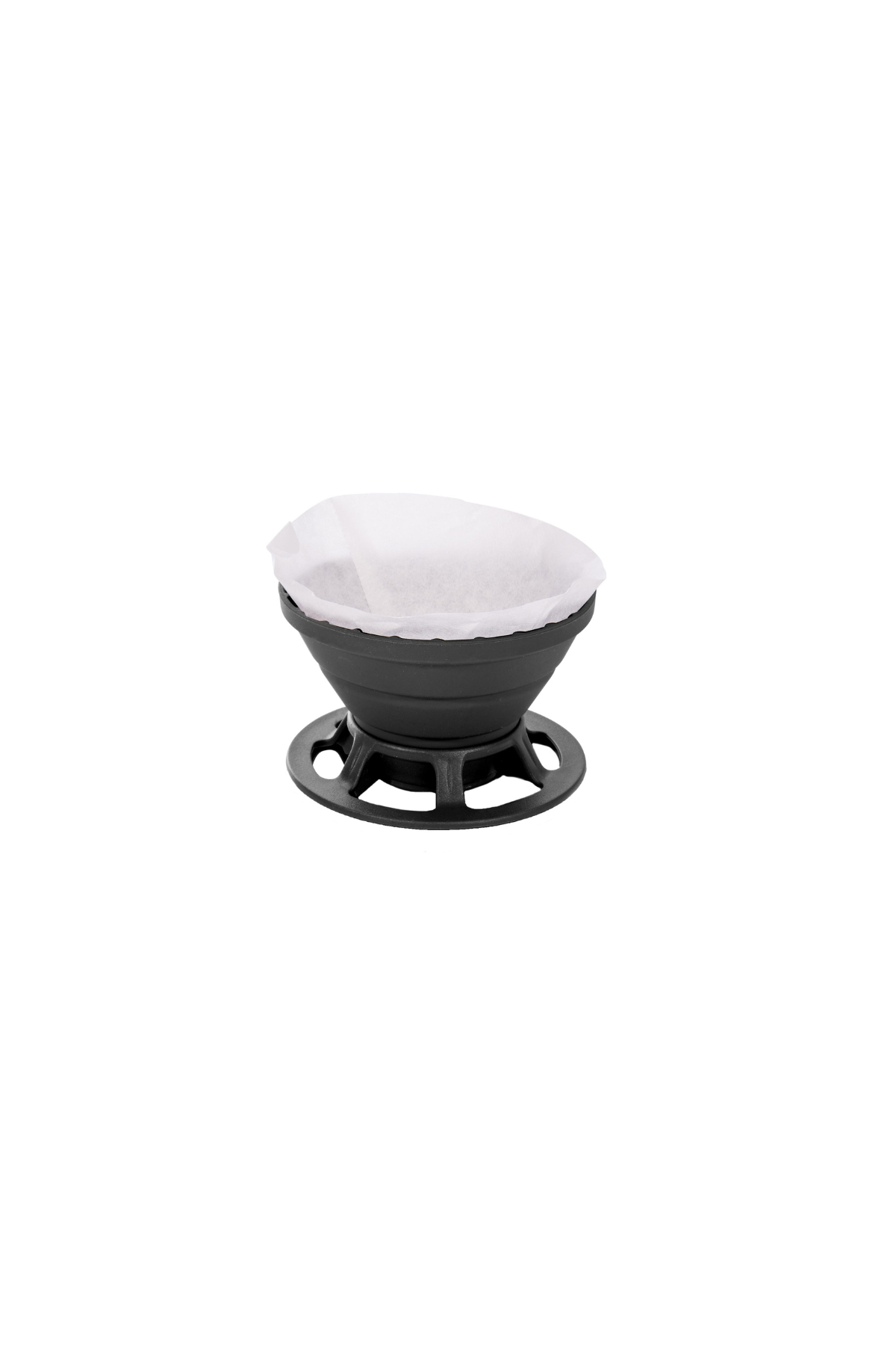 Collapsible Coffee Dripper Black