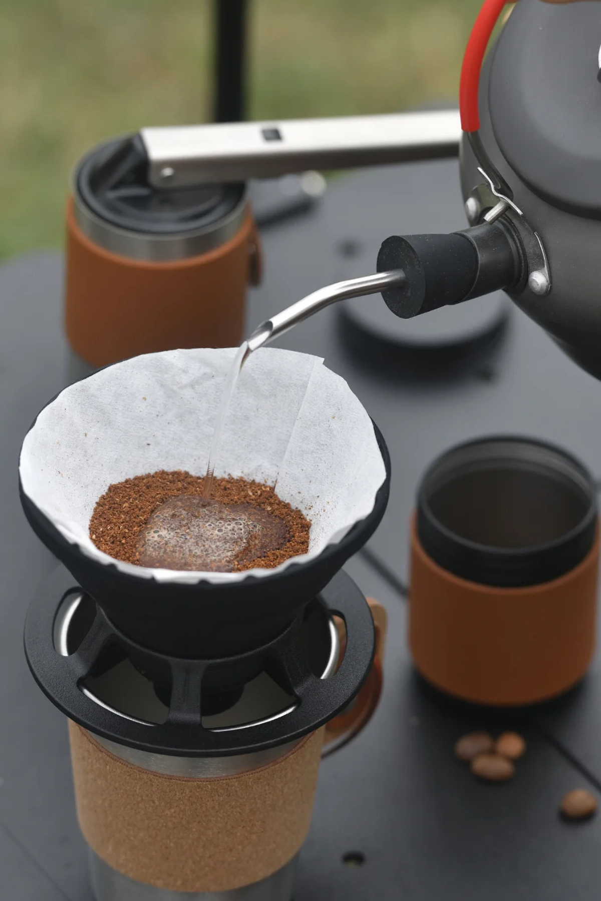 Collapsible Coffee Dripper Black